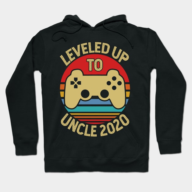 Leveled Up To Uncle 2020 Pregnancy Announcement Uncle Hoodie by Tesszero